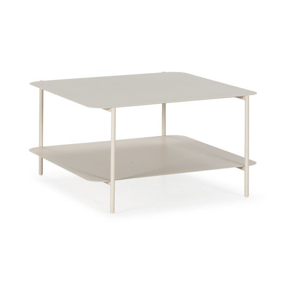 Kremowy metalowy stolik 70x73 cm Beatrix – MOME