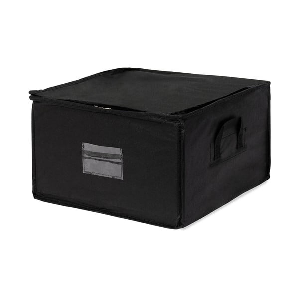 Czarny pojemnik z zapięciem na suwak Compactor Compress Pack, 125 l