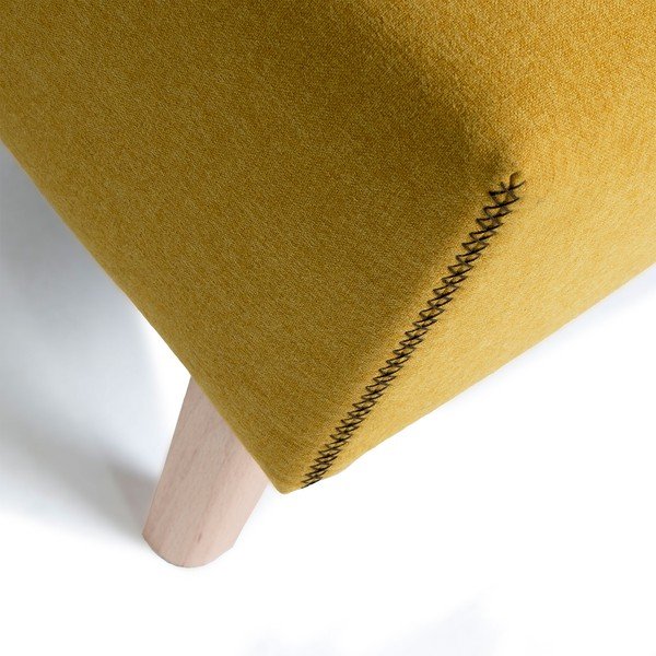 Żółta ławka Kave Home Lydia-image-2