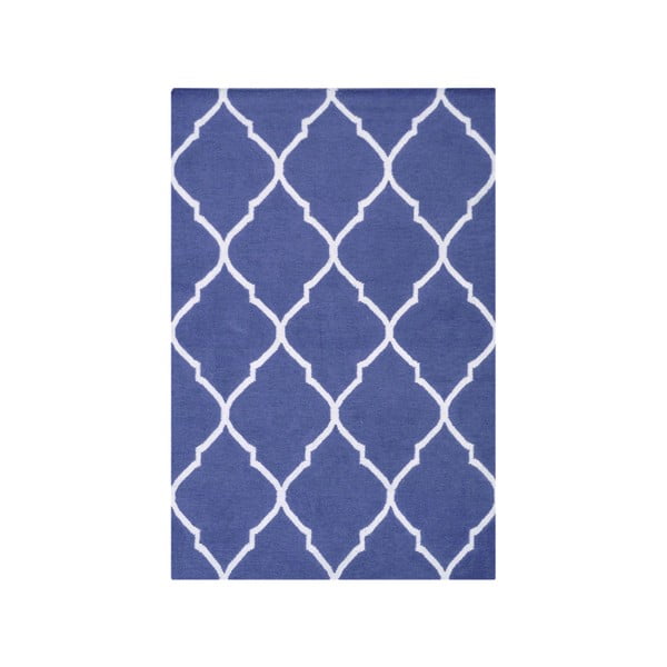 Ręcznie tkany dywan Caroline Dark Blue, 155x240 cm