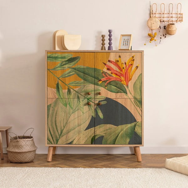 Szafka w dekorze dębu 95x111 cm Multilux – Kalune Design-image-1