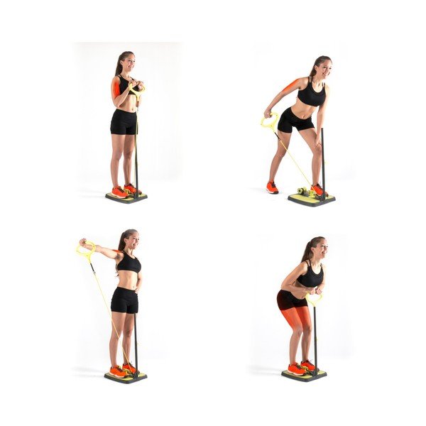 Aparat fitness do ćwiczeń pośladków i nóg z przewodnikiem Ćwiczeń InnovaGoods Fitness-image-3