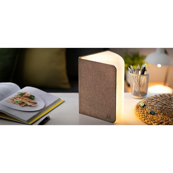 Lampa stołowa LED z tekstylnym kloszem (wysokość 2,5 cm) – Gingko-image-3