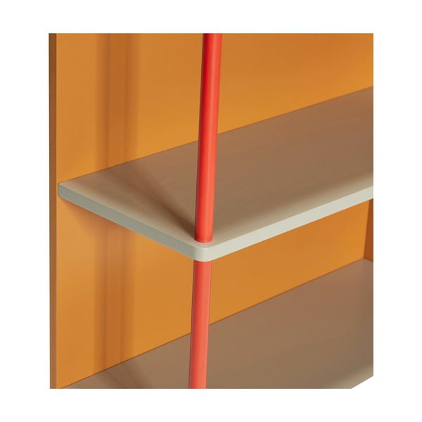 Pomarańczowy regał ścienny z litego drewna jesionowego 60x109 cm Apollo – Hübsch-image-4