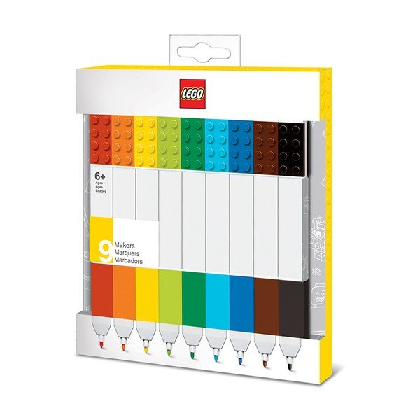 Zestaw 9 zakreślaczy Pyramid International Lego Batman