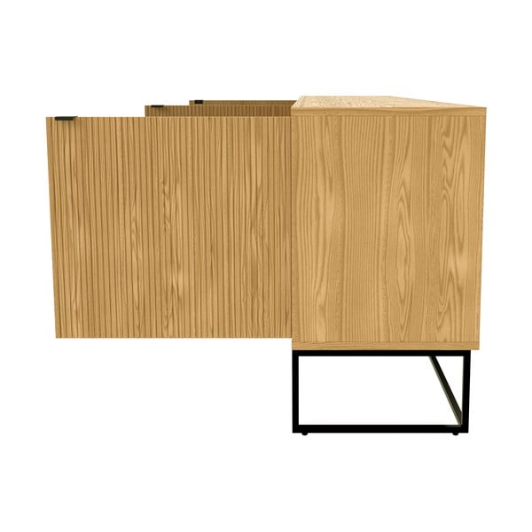 Niska komoda w dekorze dębu 235x76 cm Bali – Tenzo-image-3