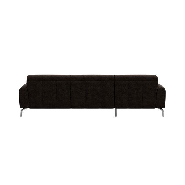 Ciemnobrązowa sofa narożna MESONICA Puzo, lewy róg-image-2