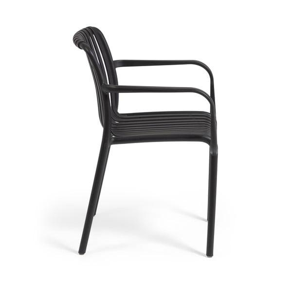 Czarne krzesło ogrodowe Kave Home Isabellini-image-2