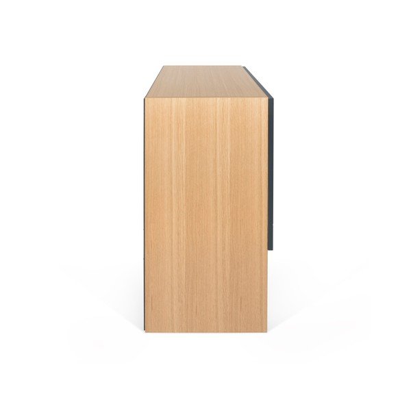 Komoda w kolorze drewna dębowego z antracytowymi elementami TemaHome Nyla-image-3
