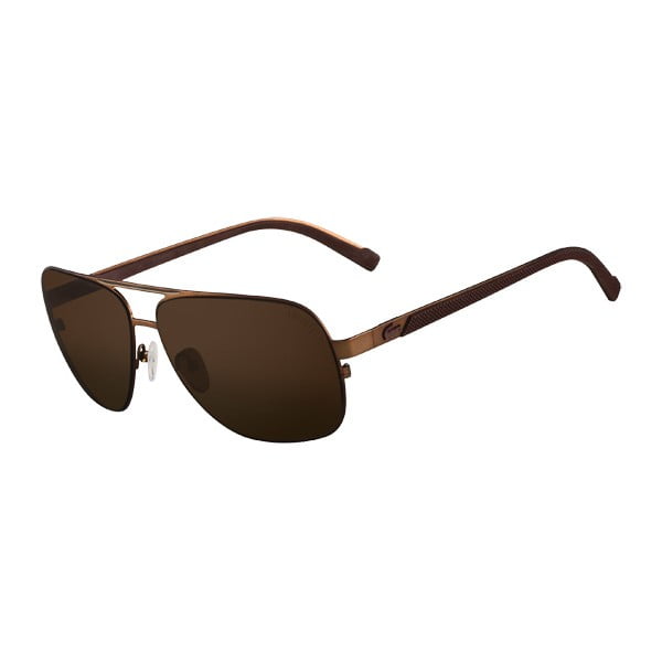 Męskie okulary przeciwsłoneczne Lacoste L141 Brown