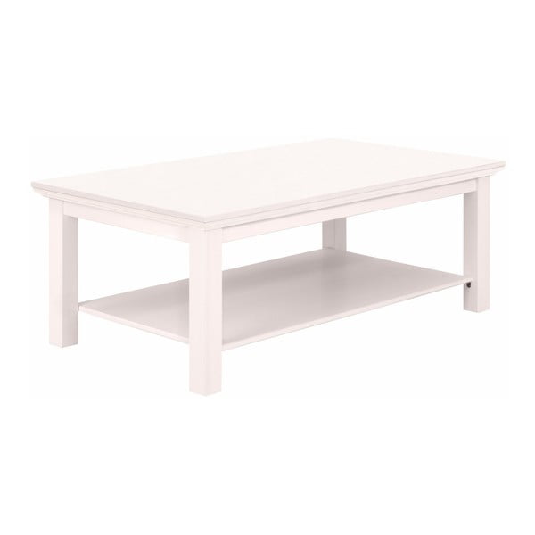 Biały stolik z litego drewna sosnowego Støraa Monty