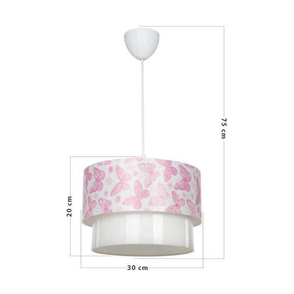 Biało-różowa lampa dziecięca – Squid Lighting-image-3