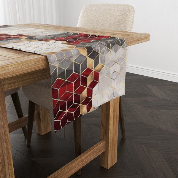 Bieżnik 140x45 cm Optic – Minimalist Cushion Covers-image-1