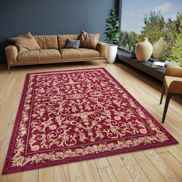 Bordowy dywan 75x150 cm Assia – Hanse Home-image-1