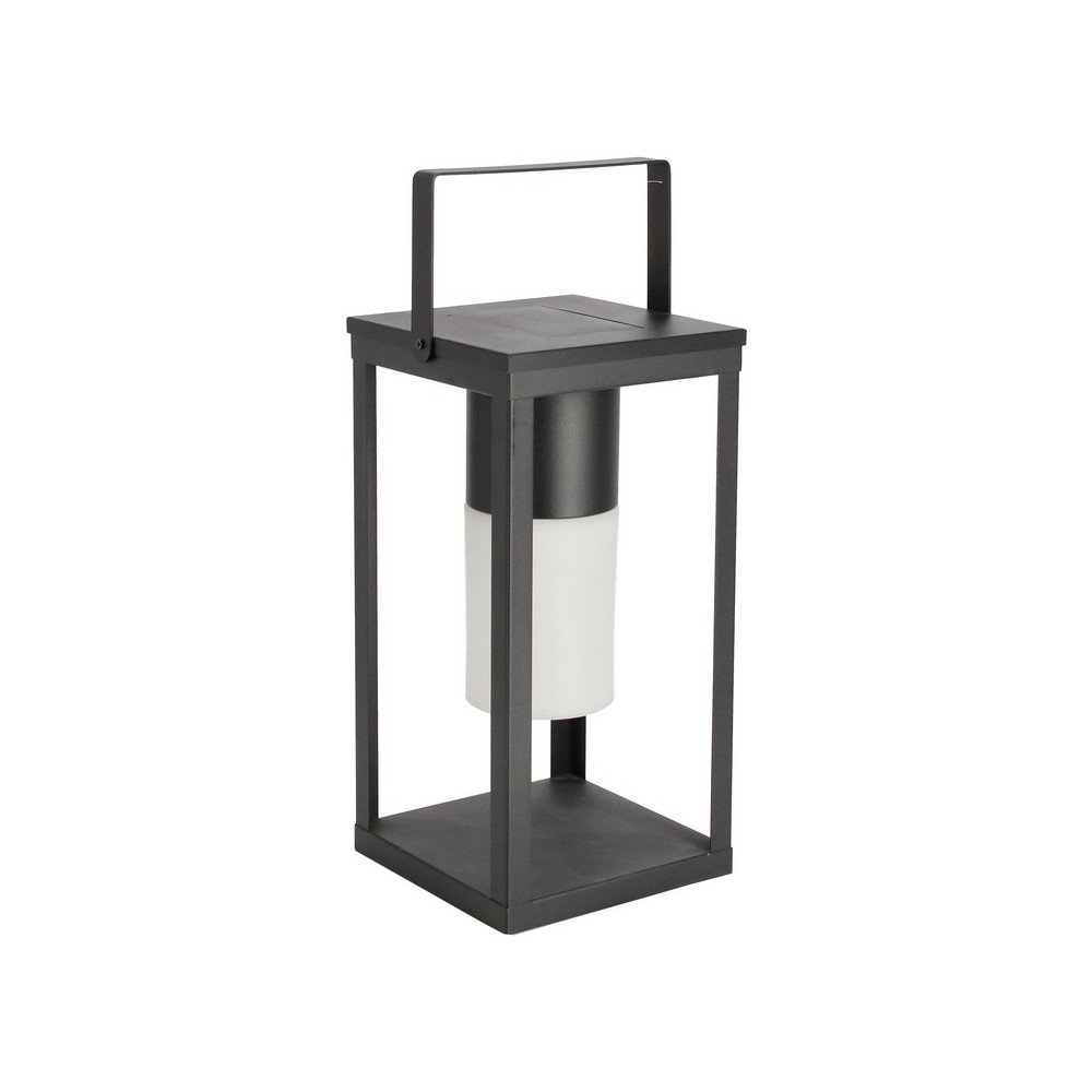 Czarny solarny lampion LED na USB (wysokość 38 cm) Solar – Bizzotto