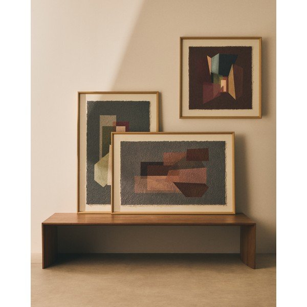 Obraz drukowany z ramą w zestawie/na płótnie 60x90 cm Veluni – Kave Home-image-1