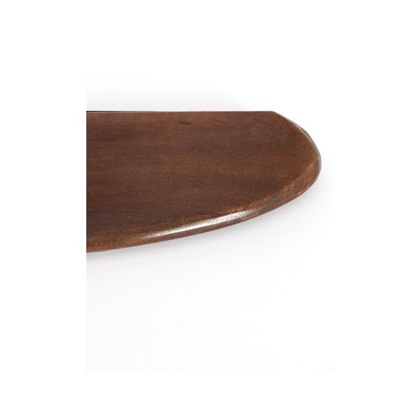 Brązowa półka z litego drewna mango 70 cm Ginosa – Light & Living-image-2