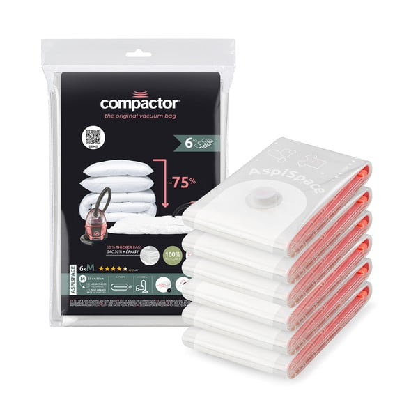 Worki próżniowe zestaw 6 szt. Vacuum M – Compactor