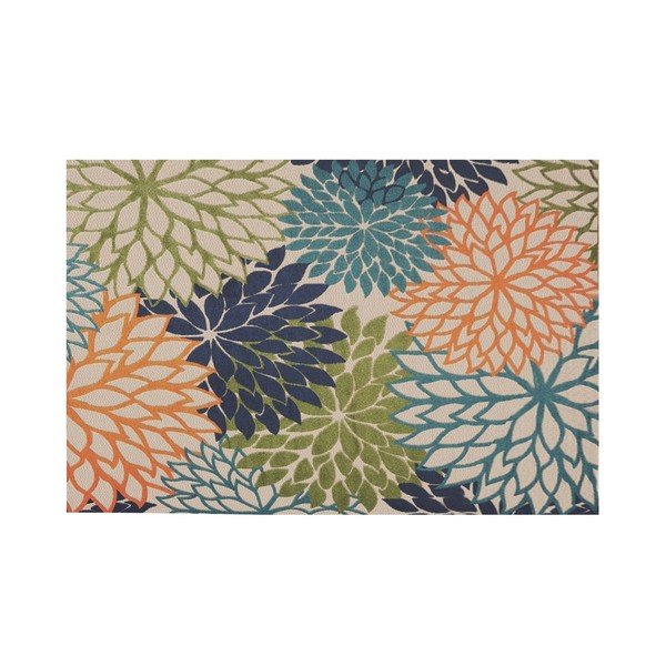 Dywan z mieszanki bawełny odpowiedni do prania 100x150 cm Geo Flowers – Conceptum Hypnose
