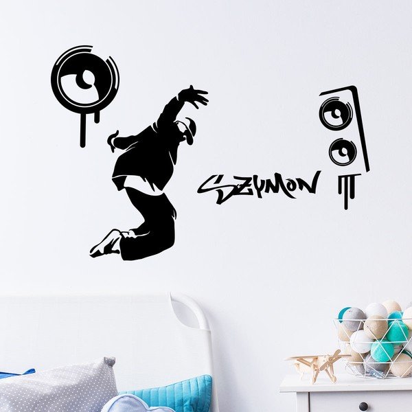 Naklejka ścienna z imieniem Ambiance Hip Hop-image-1