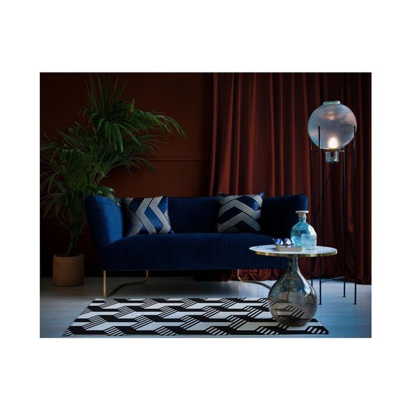 Lampa stojąca ze szkła z recyklingu i metalu Velvet Atelier Fume, wys. 145 cm-image-2