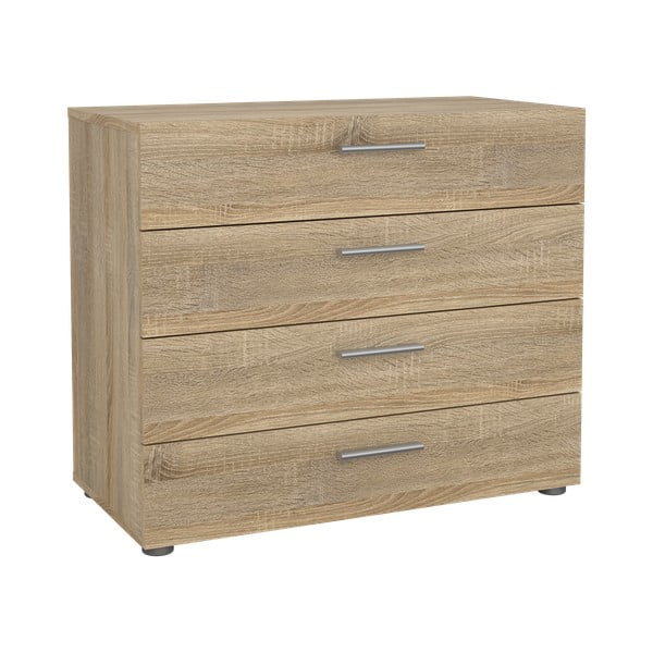 Komoda z szufladami w dekorze dębu Tvilum Pepe, 80 x 68 cm-image-2