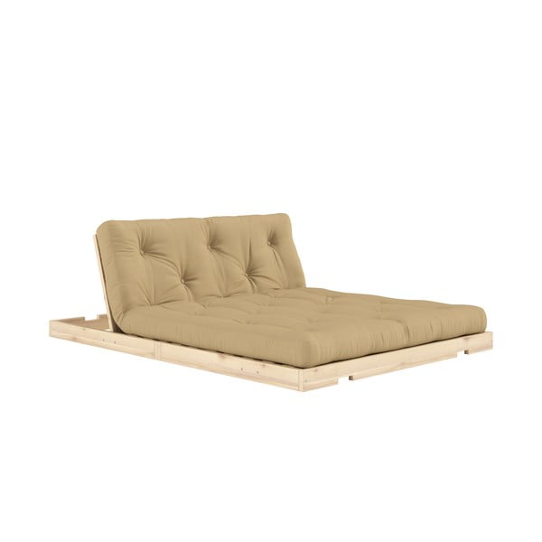 Jasnobrązowa rozkładana sofa 145 cm Flip – Karup Design-image-4