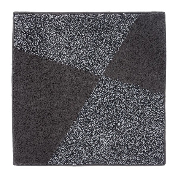 Ciemnoszary dywanik łazienkowy Aquanova Damio, 60 x 60 cm