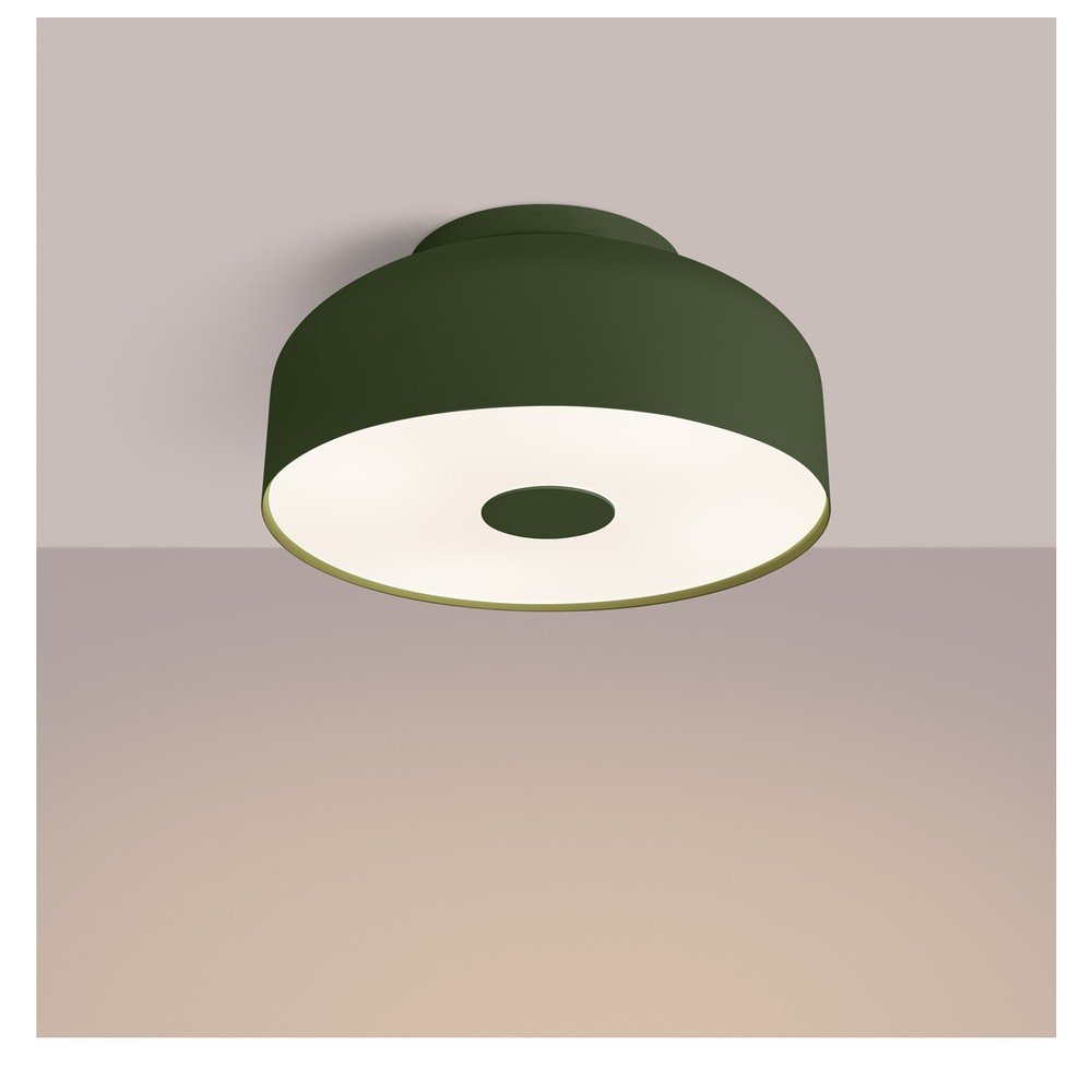 Zielona lampa sufitowa Blacko – Sollux (zdjęcie 8)