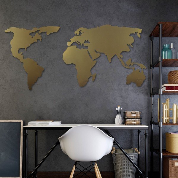 Mapa ścienna 120x60 cm Silhouette – Bystag-image-1