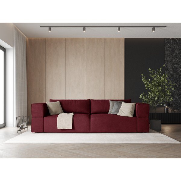 Bordowa sofa 248 cm Esther – Milo Casa-image-1