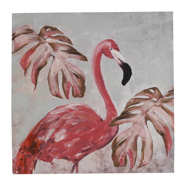 Obraz na płótnie Geese Modern Style Flamingo Uno Cubico, 100x100 cm