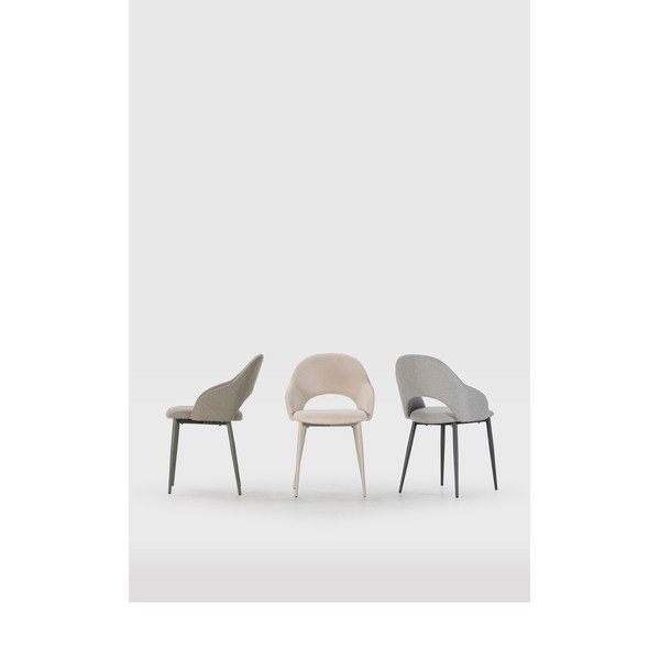 Jasnoszare tapicerowane krzesła zestaw 2 szt. Lia – Marckeric-image-1