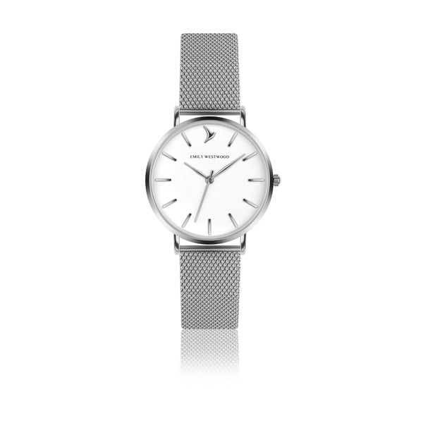 Damski zegarek z paskiem ze stali nierdzewnej Emily Westwood Simplemente