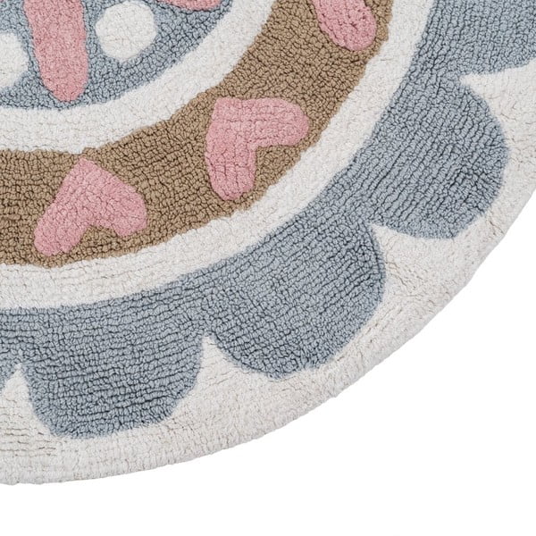 Bawełniany dywan dziecięcy ø 100 cm Flower – Ixia-image-4
