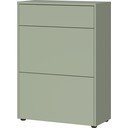 Szarozielona szafka z matowym wykończeniem 70x99x34 cm Binetto – Germania