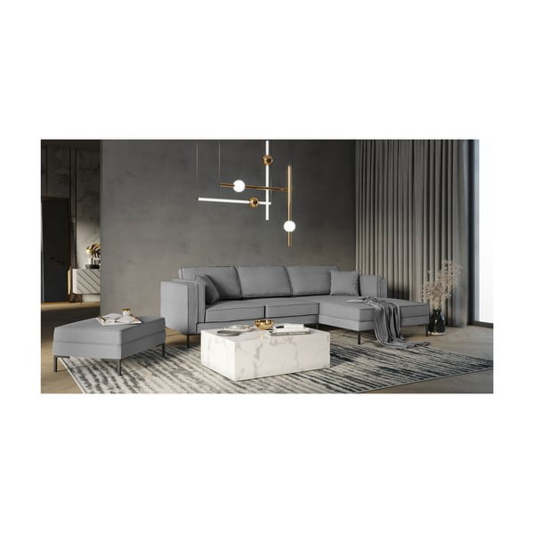 Szary narożnik Milo Casa Attilio, prawostronny-image-4