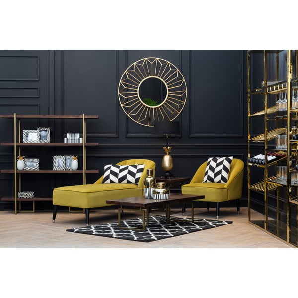 Brązowy okrągły stolik 60x120 cm Brando – Premier Housewares-image-1