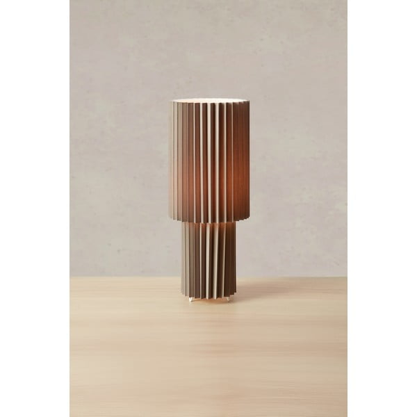 Szara lampa stołowa z tekstylnym kloszem (wysokość 45 cm) Catis – Markslöjd-image-2