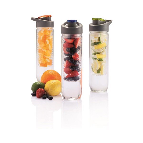 Zielona butelka z sitkiem na owoce XD Design Loooqs, 800 ml-image-4