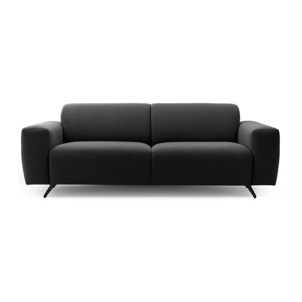 Antracytowa sofa 3-osobowa Mossø Fierno