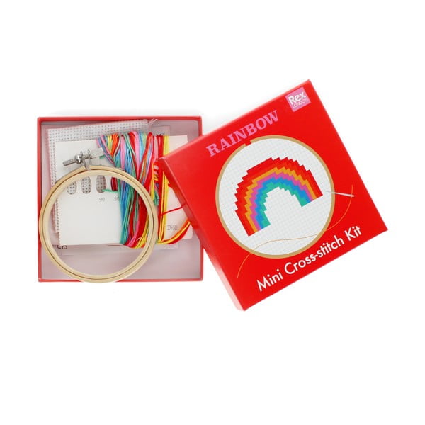 Zestaw kreatywny Cross-stitch Kit Rainbow – Rex London-image-2