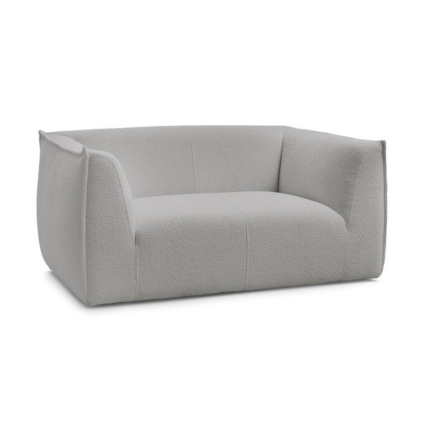 Jasnoszara sofa z materiału bouclé 170 cm Giorgia – Bobochic Paris-image-3