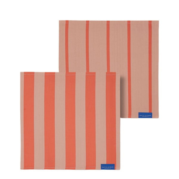 Tekstylne serwetki zestaw 2 szt. Stripes – Mette Ditmer Denmark