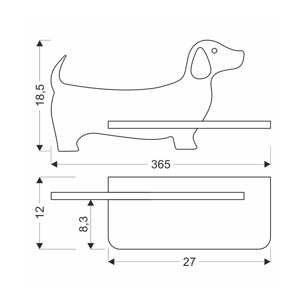 Różowa lampa dziecięca Dog – Candellux Lighting (zdjęcie 6)