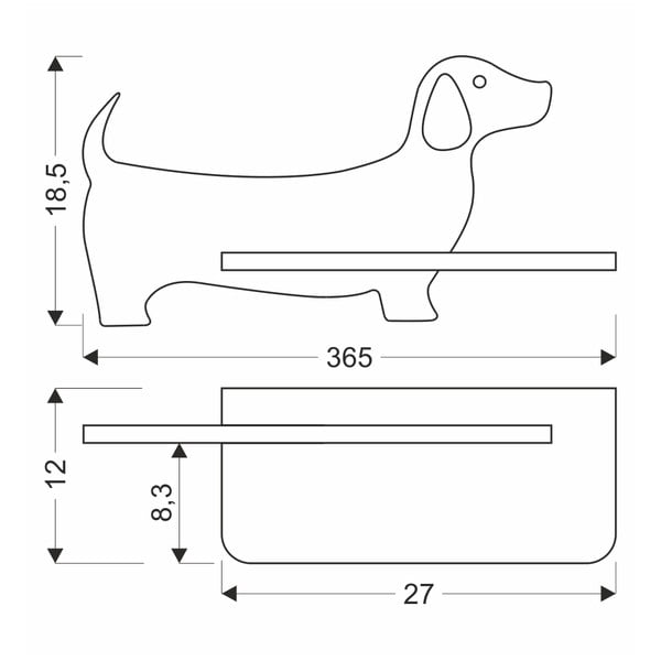 Czarna lampa dziecięca Dog – Candellux Lighting-image-4