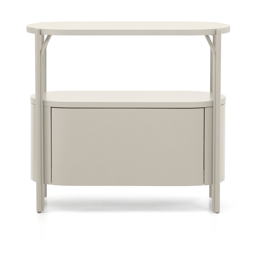 Biała szafka pod umywalkę 90x81 cm Arely – Kave Home