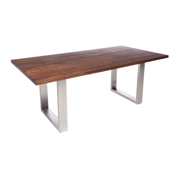 Stół do jadalni z drewna orzecha czarnego Fornestas Fargo Alister, długość 160 cm