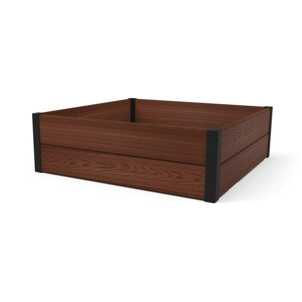 Brązowa skrzynka na kwiaty Keter Maple Square