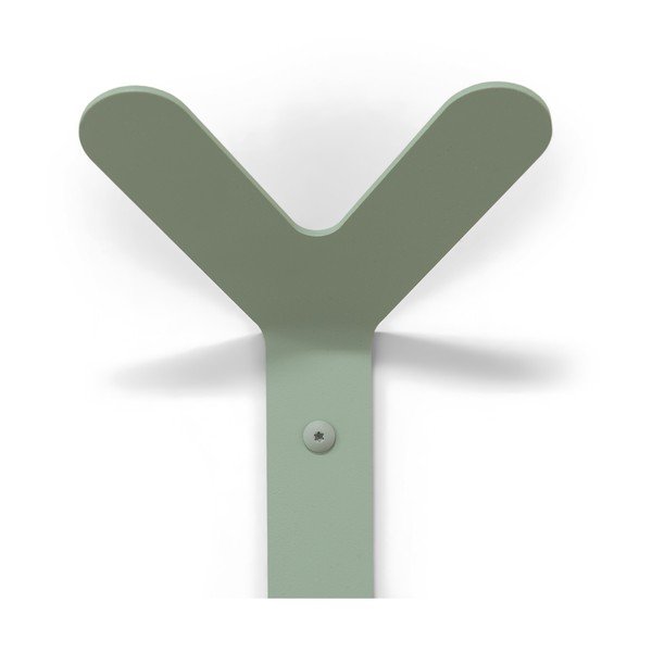 Szarozielony ścienny stalowy haczyk Frondo – Spinder Design-image-3